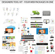 Vector: Designers toolkit - Four web packages in one Designers toolkit - Four web packages in one