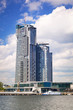 Sea towers building in Gdynia at Baltic Sea, Poland