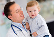 Little boy at the hospital