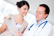 Woman at the doctor