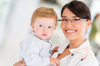 Doctor with a little boy
