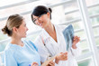 Photo : Medical staff at the hospital Medical staff at the hospital