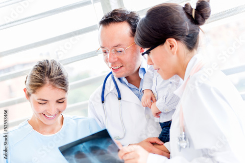 Photo: Group of doctors at the hospital Group of doctors at the hospital