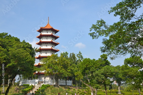 Photo: Pagoda in Chinese Gardens in Singapore Pagoda in Chinese Gardens in Singapore