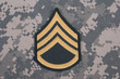 us army uniform  sergeant rank patch