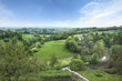 Paysage de Campagne Mayenne France