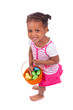 African Girl Holding Chocolate...