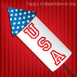 Happy Independence Day card in vector format.