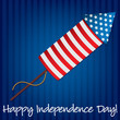 Happy Independence Day card in vector format.