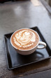 Cup of latte coffee