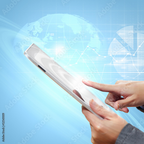 Photo: Touch screen computer device Touch screen computer device