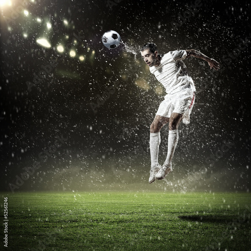 Photo: Football player Football player