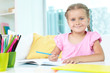 Photo: Girl with crayons Girl with crayons
