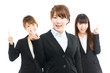 Foto: Beautiful asian businesswomen isolated on white background Beautiful asian businesswomen isolated on white background