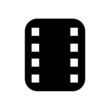 Vektor: Filmstrip icon/logo isolated Filmstrip icon/logo isolated