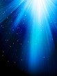 Stars on blue striped background. EPS 8