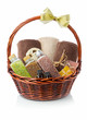 Spa treatment with salt, essencial oil, soap and towels