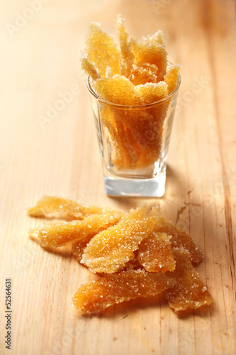 Photo: Caramelized stem ginger Caramelized stem ginger