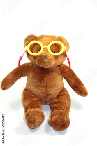 Photo: ourson lunettes ourson lunettes