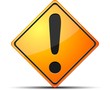 Vector: Exclamation danger sign Exclamation danger sign