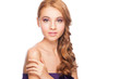 Woman with makeup and hairstyle