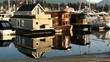 Float Homes, Coal Harbor, Vancouver