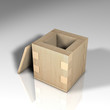 Holzkiste Nut und Feder