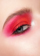 Woman eye with makeup