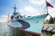 Shipyard in Gdynia city at Baltic Sea, Poland