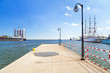 Pier at the Baltic Sea in Gdynia, Poland