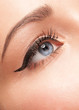 Eye with makeup
