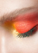 Woman eye with makeup