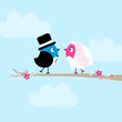 Birds Groom & Bride Tree