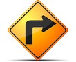 Vector: Right sign Right sign
