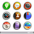Vector: round button icons-set 1 round button icons-set 1