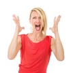 furious woman