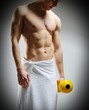 Photo: Young sexy muscular man posing Young sexy muscular man posing