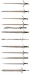 collection of 3d renders - swords