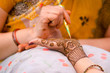 henna application, wedding, bride , Rajasthan, India