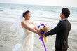 Wedding Couple at beach