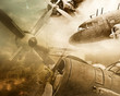 Retro aviation grunge background