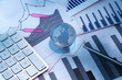Global Business/ Graph and Globe