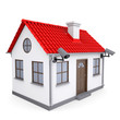 Photo: A small house with security cameras A small house with security cameras