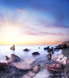 Foto: Sea on sunset Sea on sunset