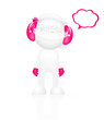 Vettoriale: girl vector robot in various poses girl vector robot in various poses
