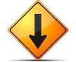 Backward way sign