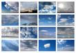 collection of sky backgrounds