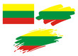 Brush Flags Lithuania