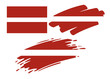 Brush Flags Latvia