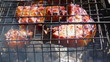 Spareribs on the grill